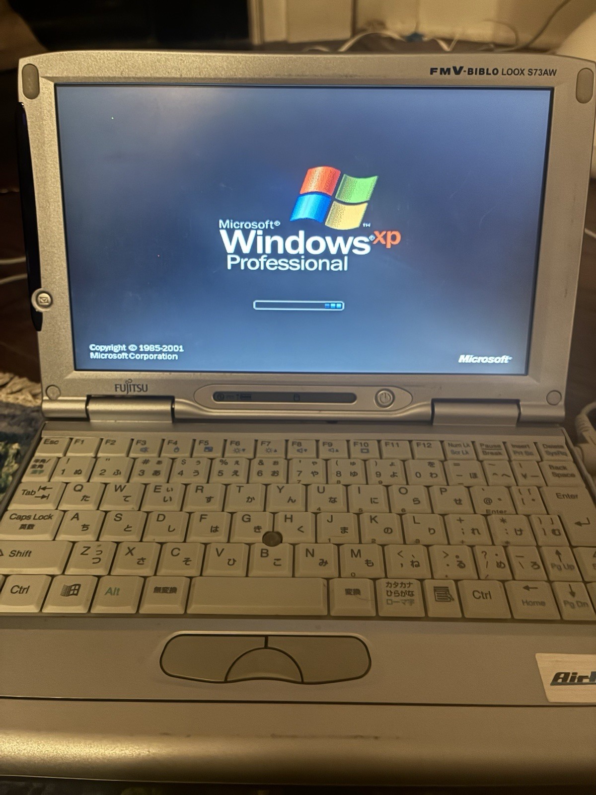 Fujitsu FMV-BIBLO LOOX S73AW Vintage Mini Laptop Windows XP Japanese Working