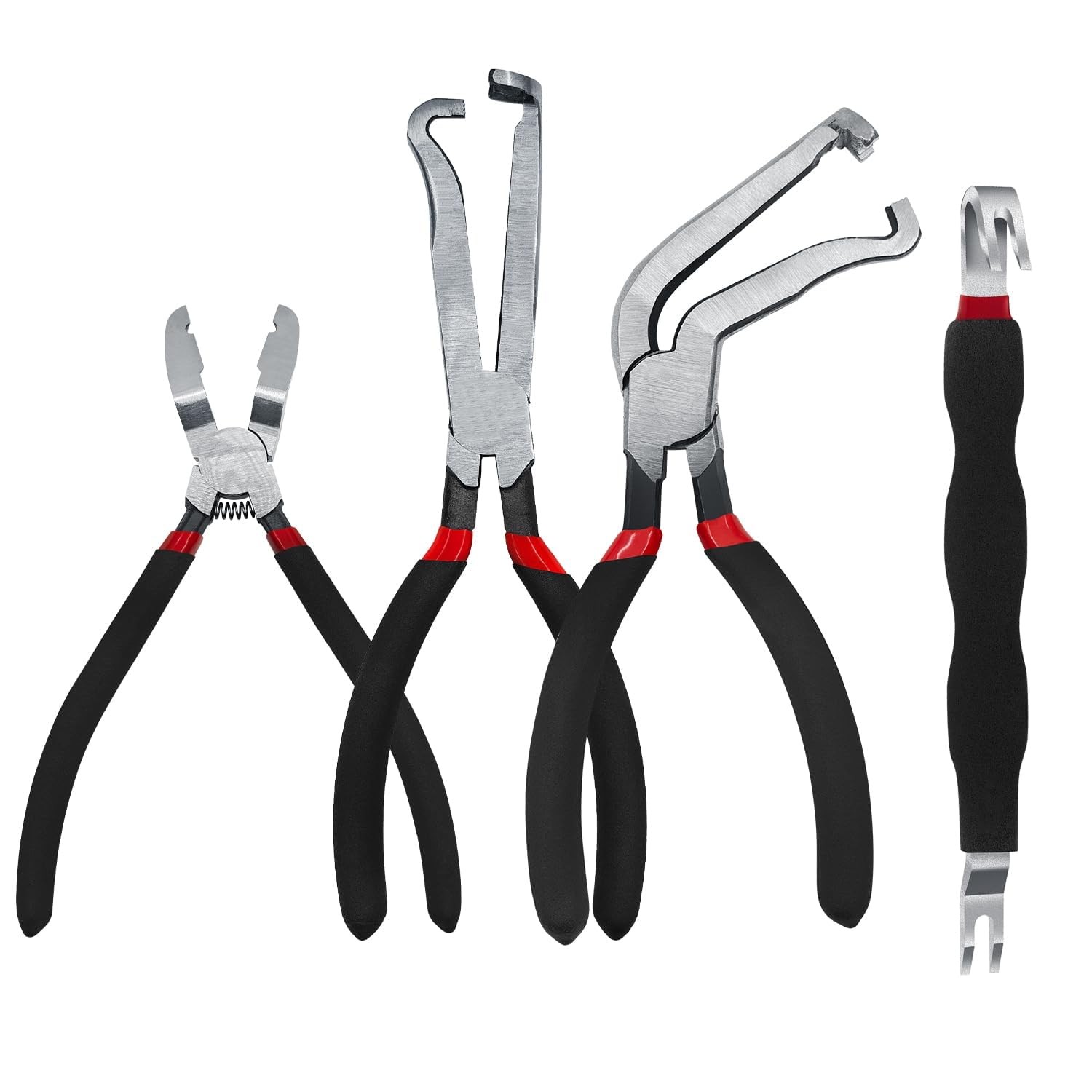 Electrical Disconnect Pliers 4Pcs Black Electrical Connector Separator Tool
