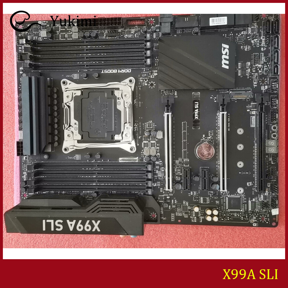 FOR MSI X99A SLI DDR4*8 LGA2011-3 128GB Intel ATX Motherboard Test OK