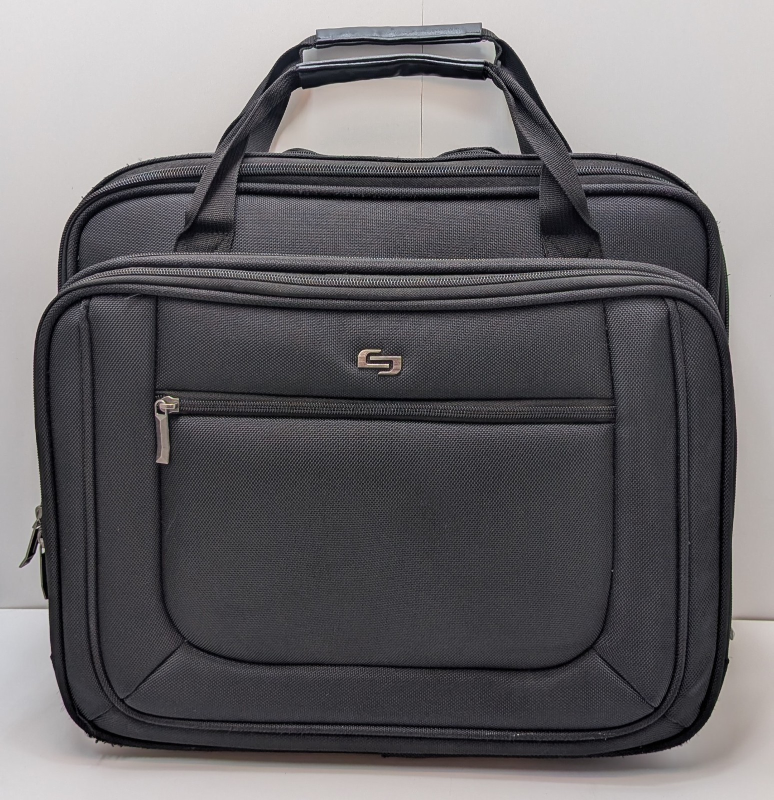 Solo New York “Bryant” Rolling Carry On Laptop Professor Teacher Bag Luggage