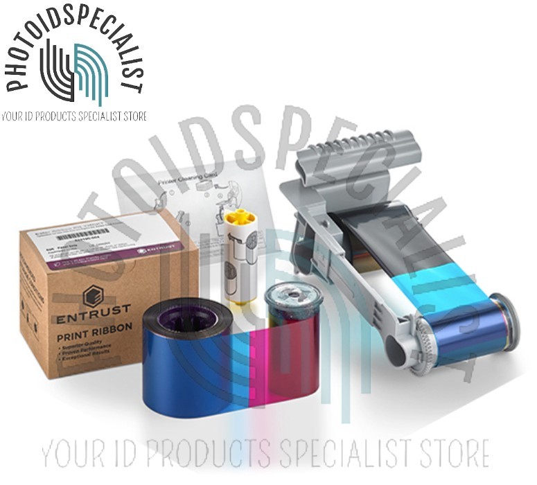 Entrust (Datacard) Full-Color Ribbon YMCKT 525100-001 -  250 prints 