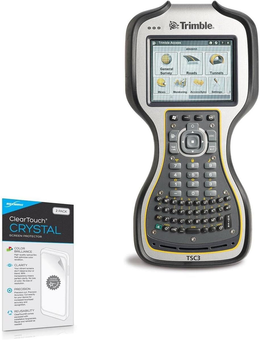 2-Pack Cleartouch Crystal Screen Protector for Trimble TSC3, Geoxt 2005