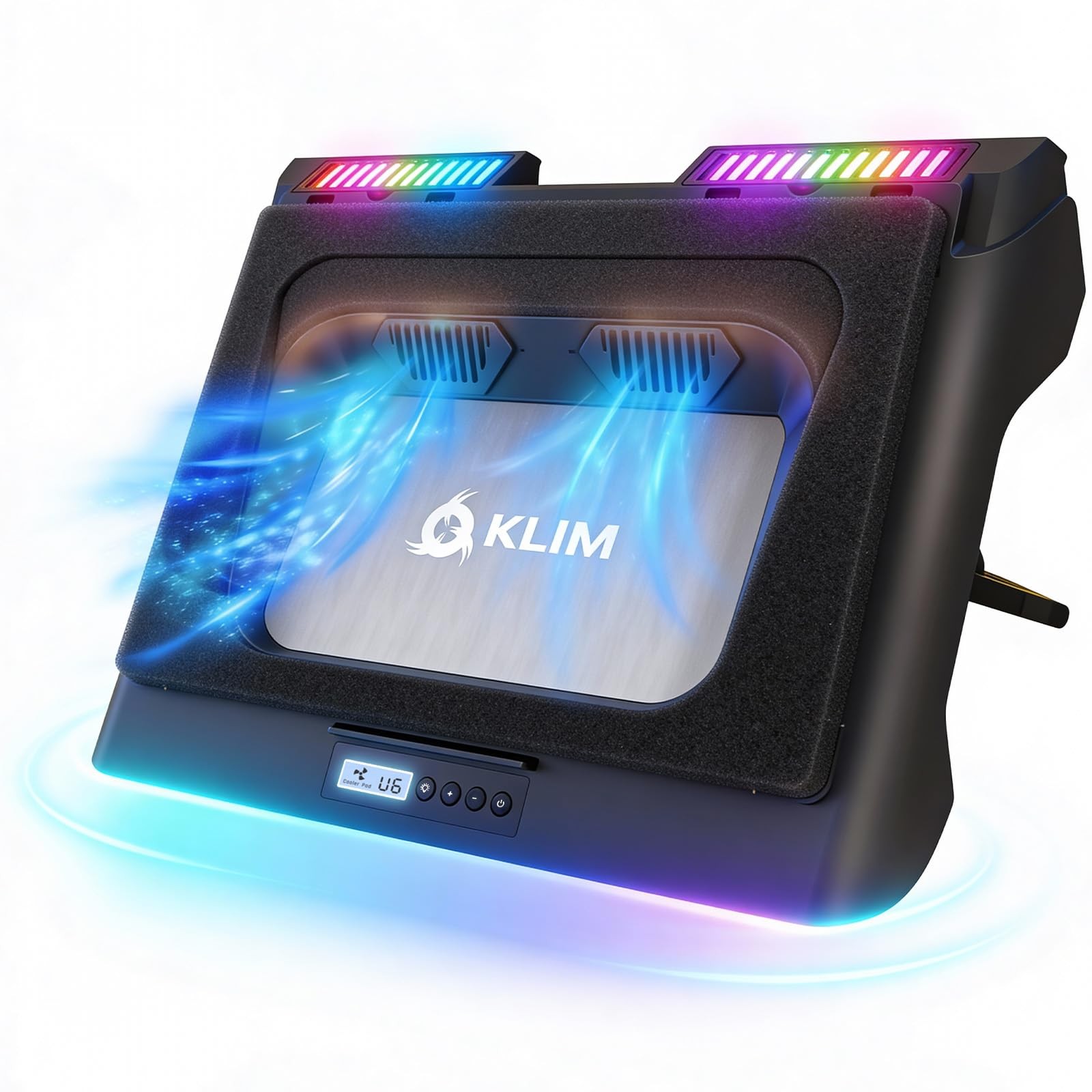 Klim Mistral Laptop Cooling Pad - - Fans 4500 Rpm - And Dust