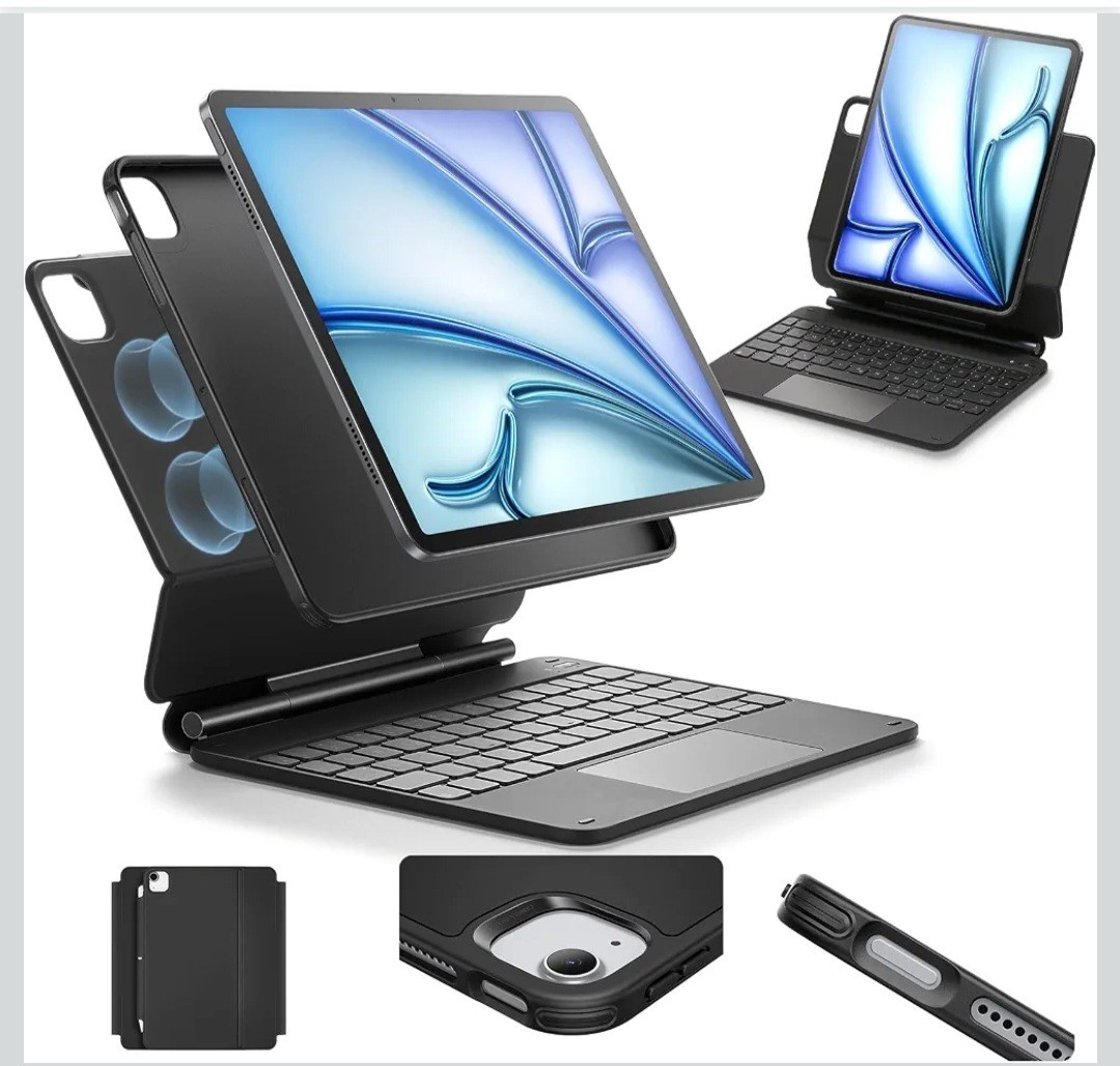 ESR for iPad Air 11/Pro 11 Inch Case Keyboard, Multi-Mode Magnetic Stand | For i