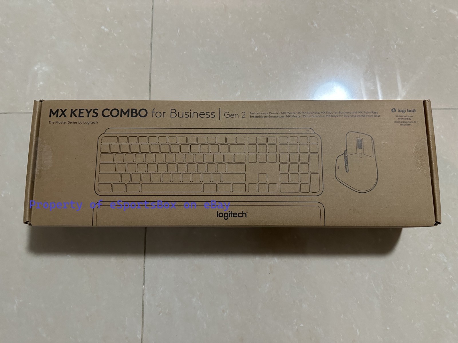 NEW Logitech MX Keys Keyboard/Mouse Combo for Business - Graphite (920-010923)