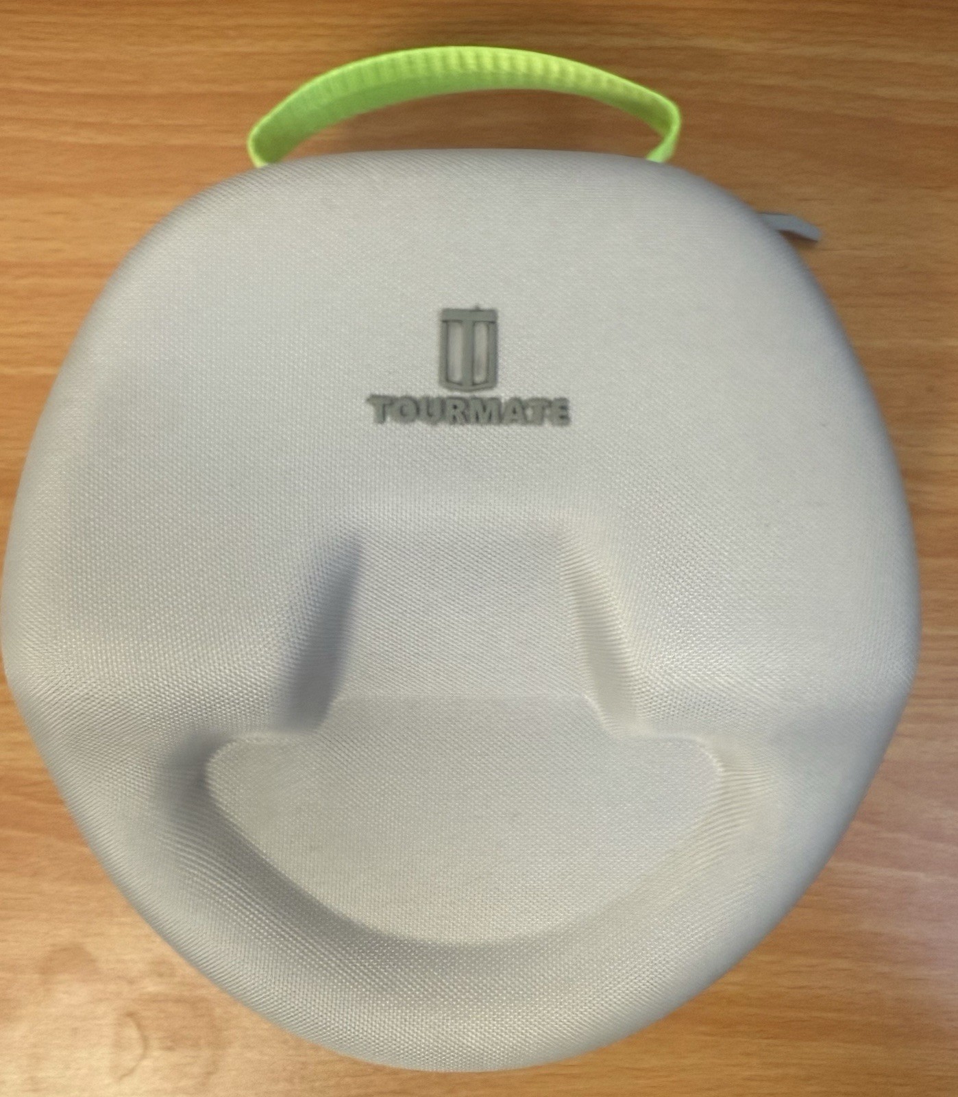 Tourmate Hard Storage Case for headphones grey lime green