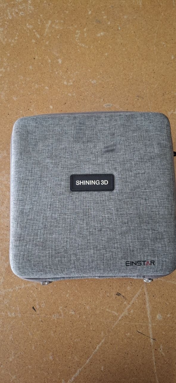 Shining 3D Einstar Handheld 3D Scanner Kit Case Calibration Board Power Used
