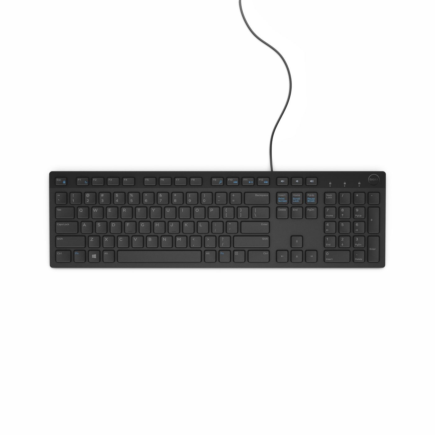 Dell C648N 0C648N Keyboard External USB German, 105 Keys, Black, Windows 8 ~E~