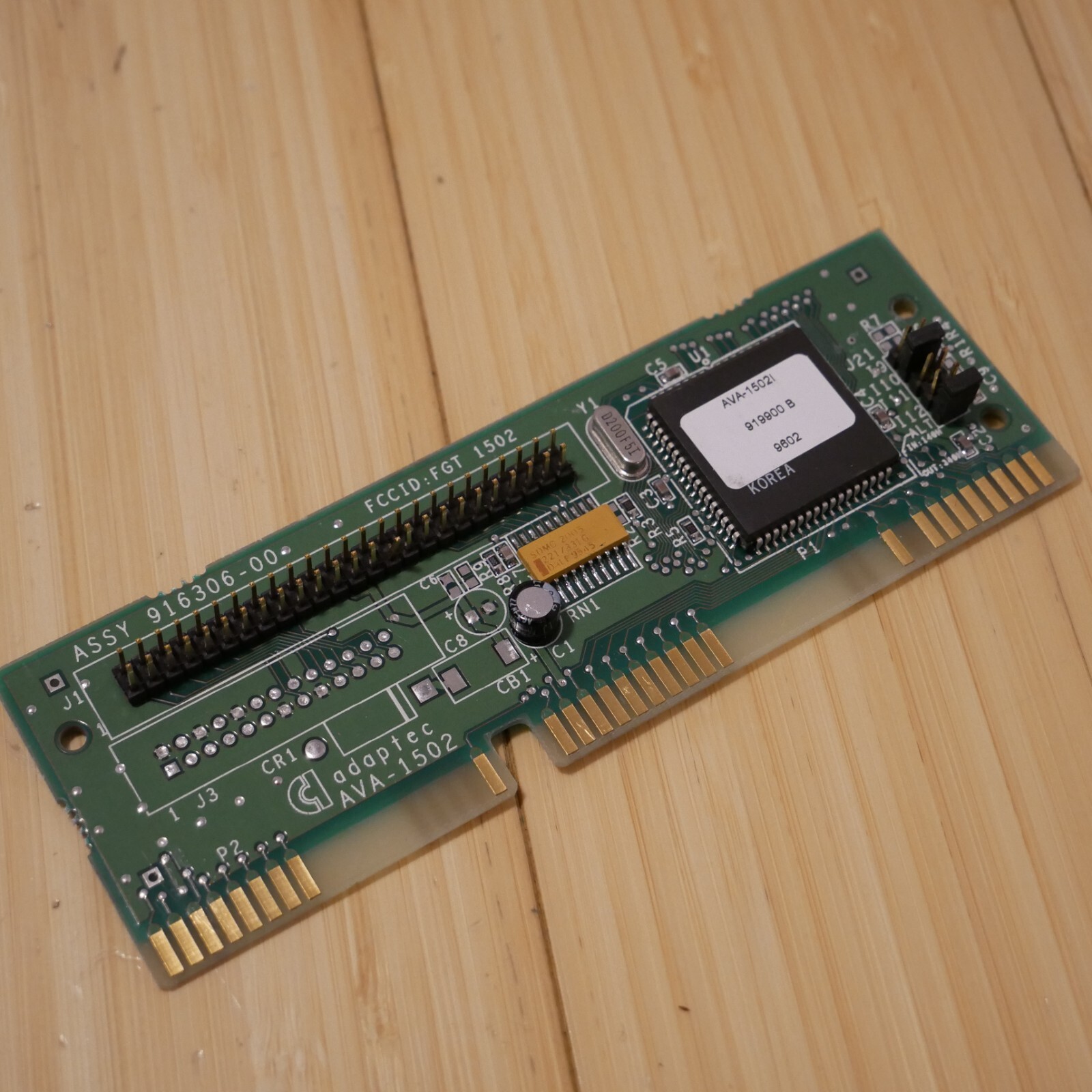 Vintage Adaptec AVA-1502i S8 ISA SCSI Controller Card Host Adapter 916306 9602