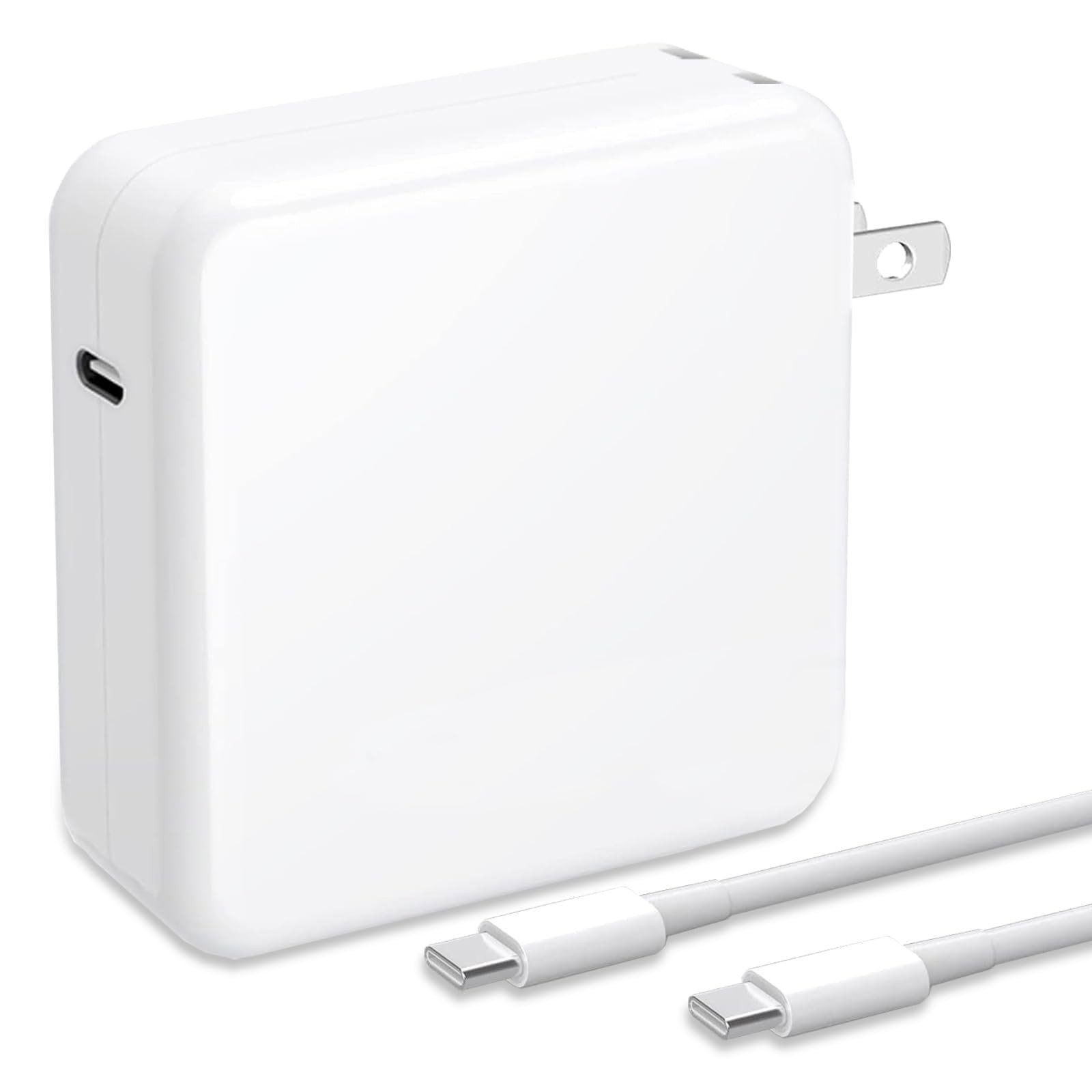 JEIBAO Mac Book Pro/Air Charger - 100W USB C Fast Compatible White