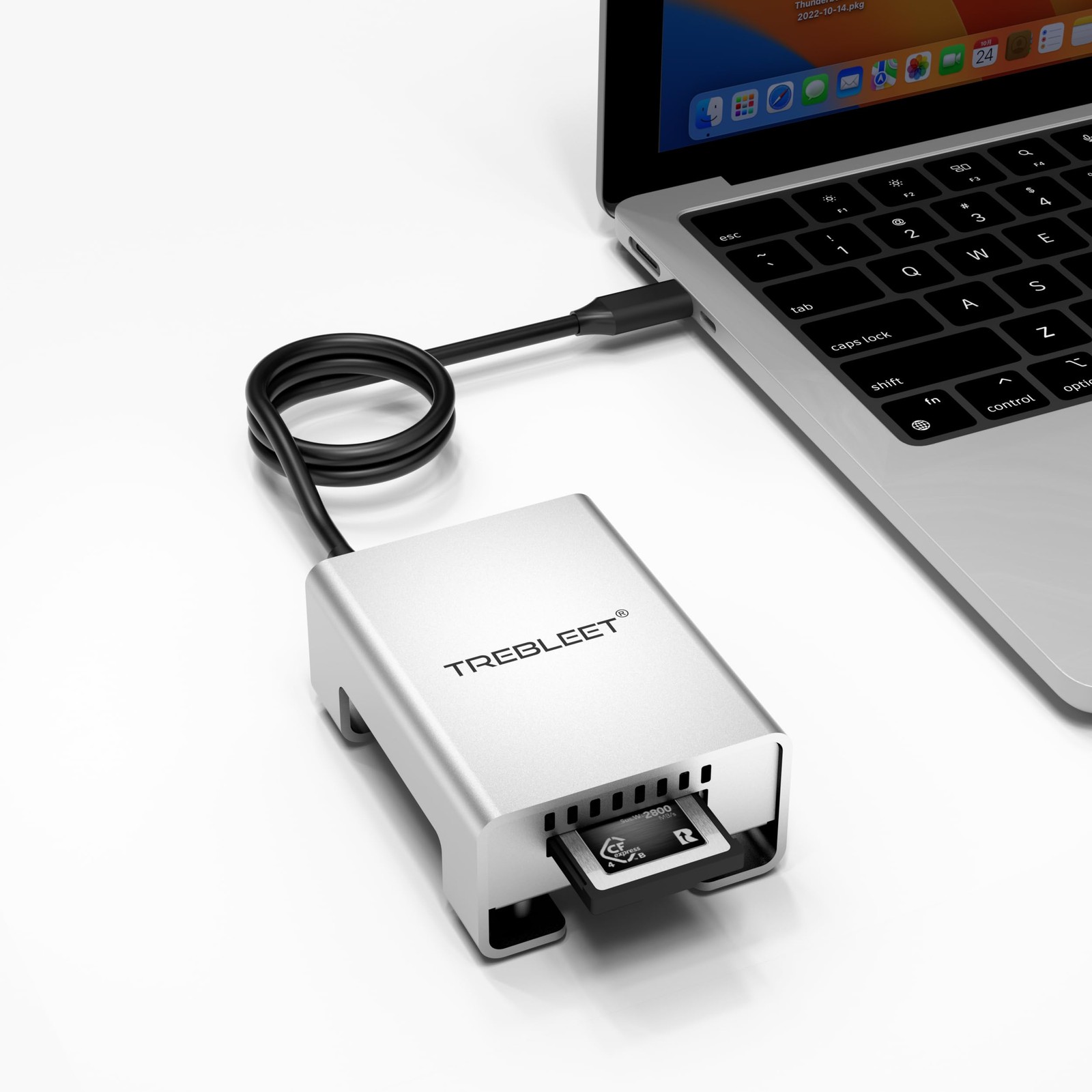 USB4 CFexpress 4.0 Type B Card Reader, Up to 5000MB/s, with PD Power Port