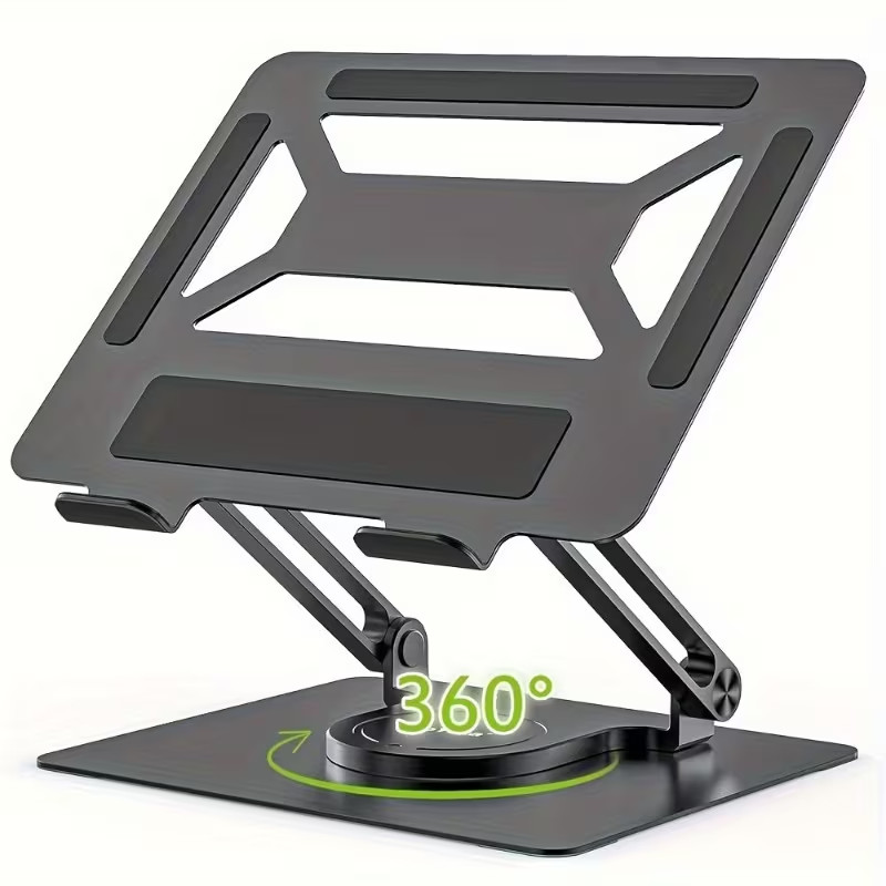 Adjustable Laptop Stand 360° Rotating Foldable Ergonomic Desk Riser