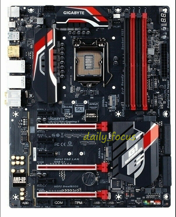 GIGABYTE GA Z170X-GAMING 5 Desktop Motherboard PCI-E 3.0 LGA 1151 DDR4