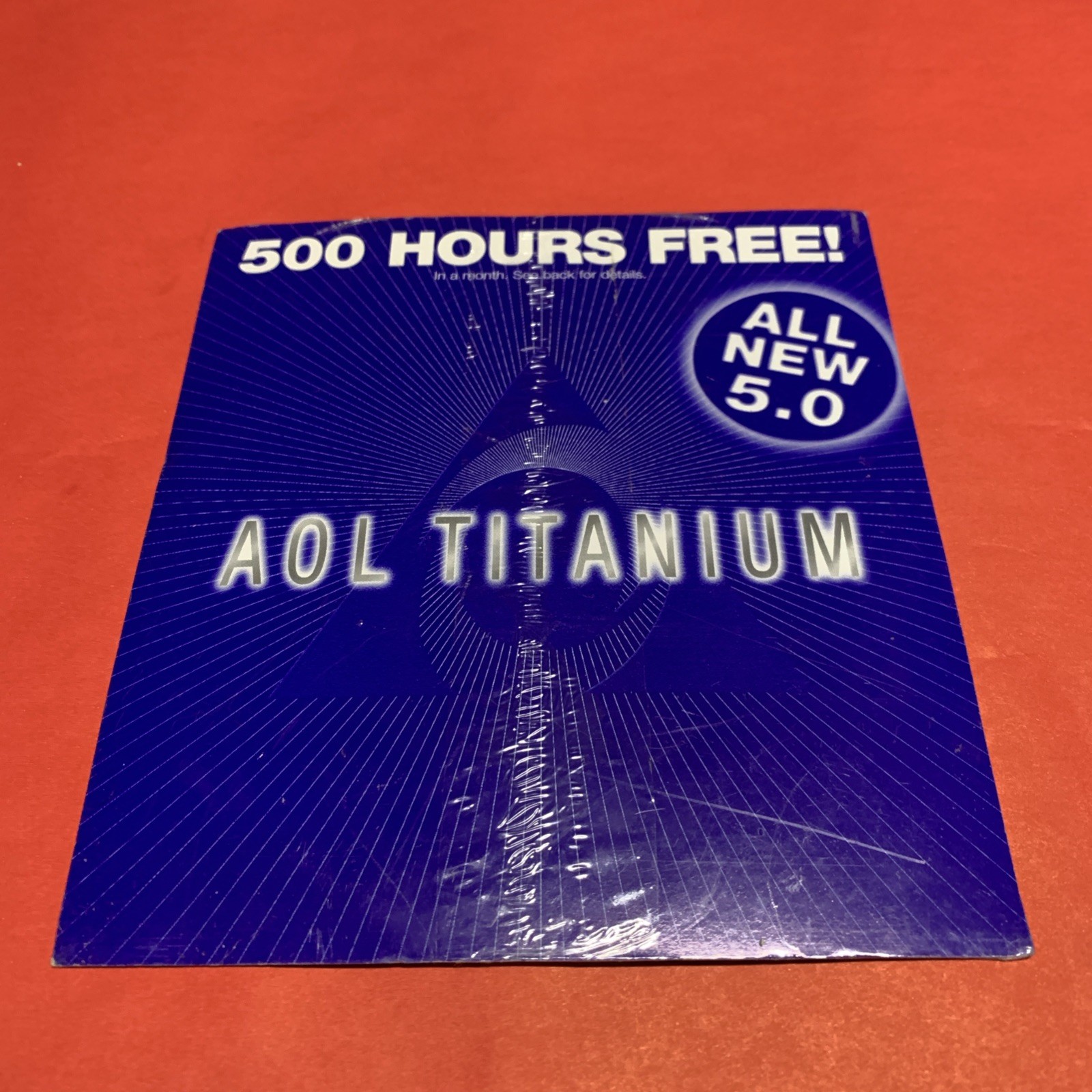 AOL Titanium Version 5.0 Software CD-ROM Factory Sealed New