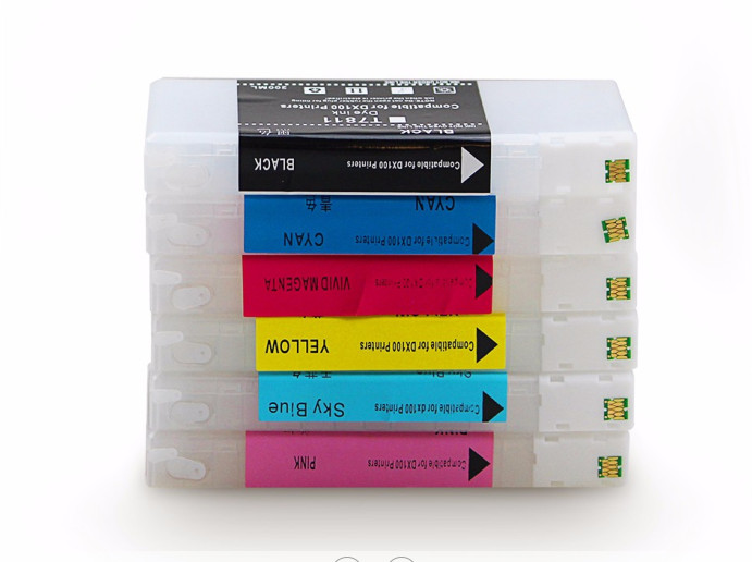 Empty Refillable Ink Cartridges compatible Fujifilm frontier-s DX100 With Chip