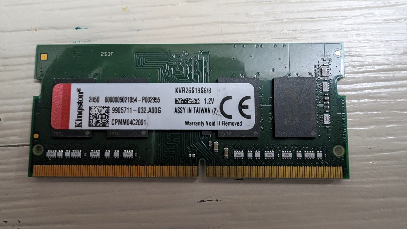Kingston KVR26S19S6/8 Memory RAM