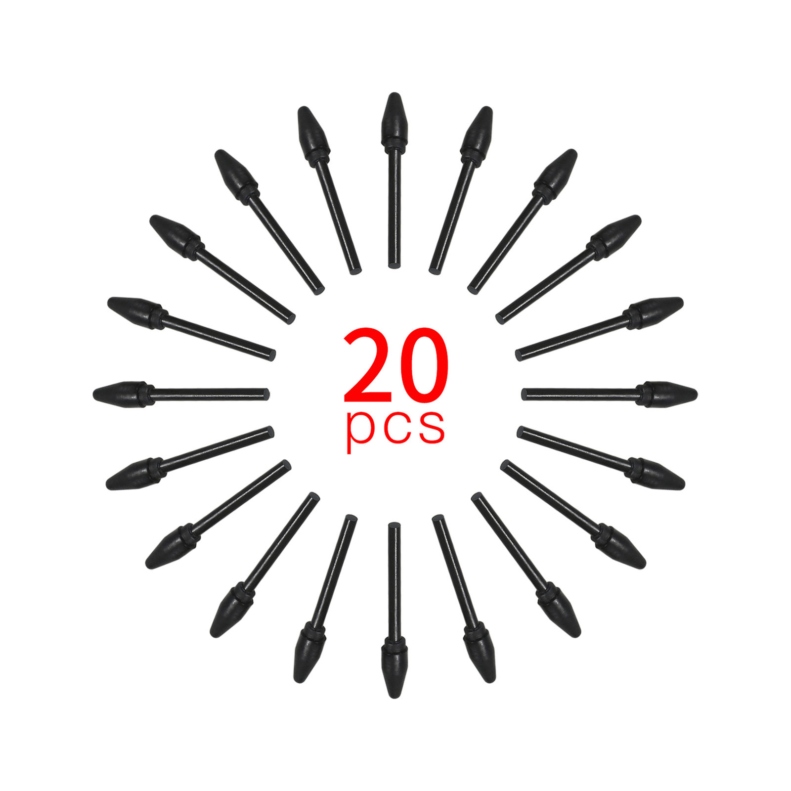 BOSTO 20pcs Replacement Nibs Pen Tips Compatible with All BOSTO Graphic I2A1