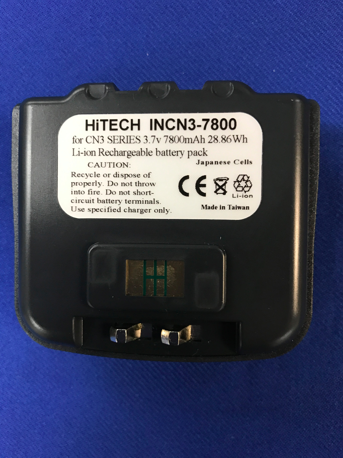 Hitech INTERMEC CN3(Extend size) battery*Japan Li7.8Ah*Not allow fit in Vehicle*