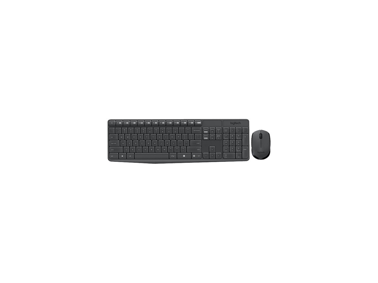 Logitech MK235 Wireless Keyboard and Mouse Combo for Windows, 2.4 GHz Wireless