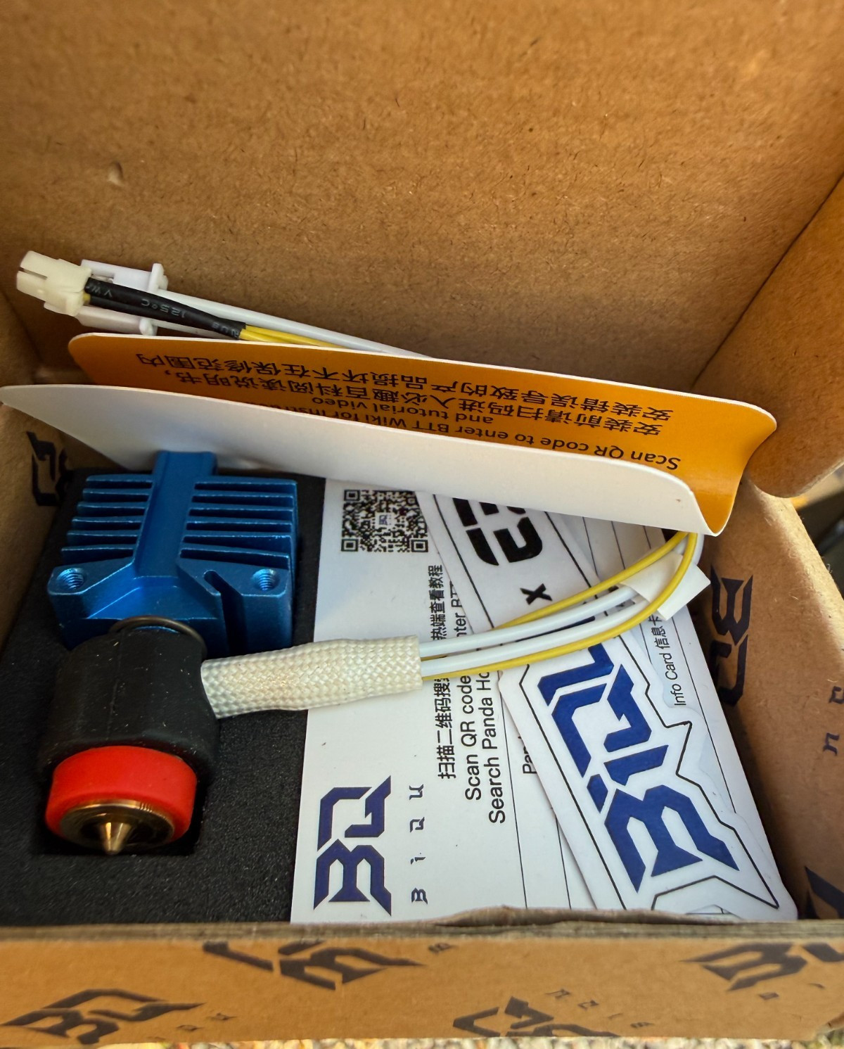 BIQU Panda Revo Hotend Compatible with Bambu-Lab X1C 3D Printer, High Flow Ho...