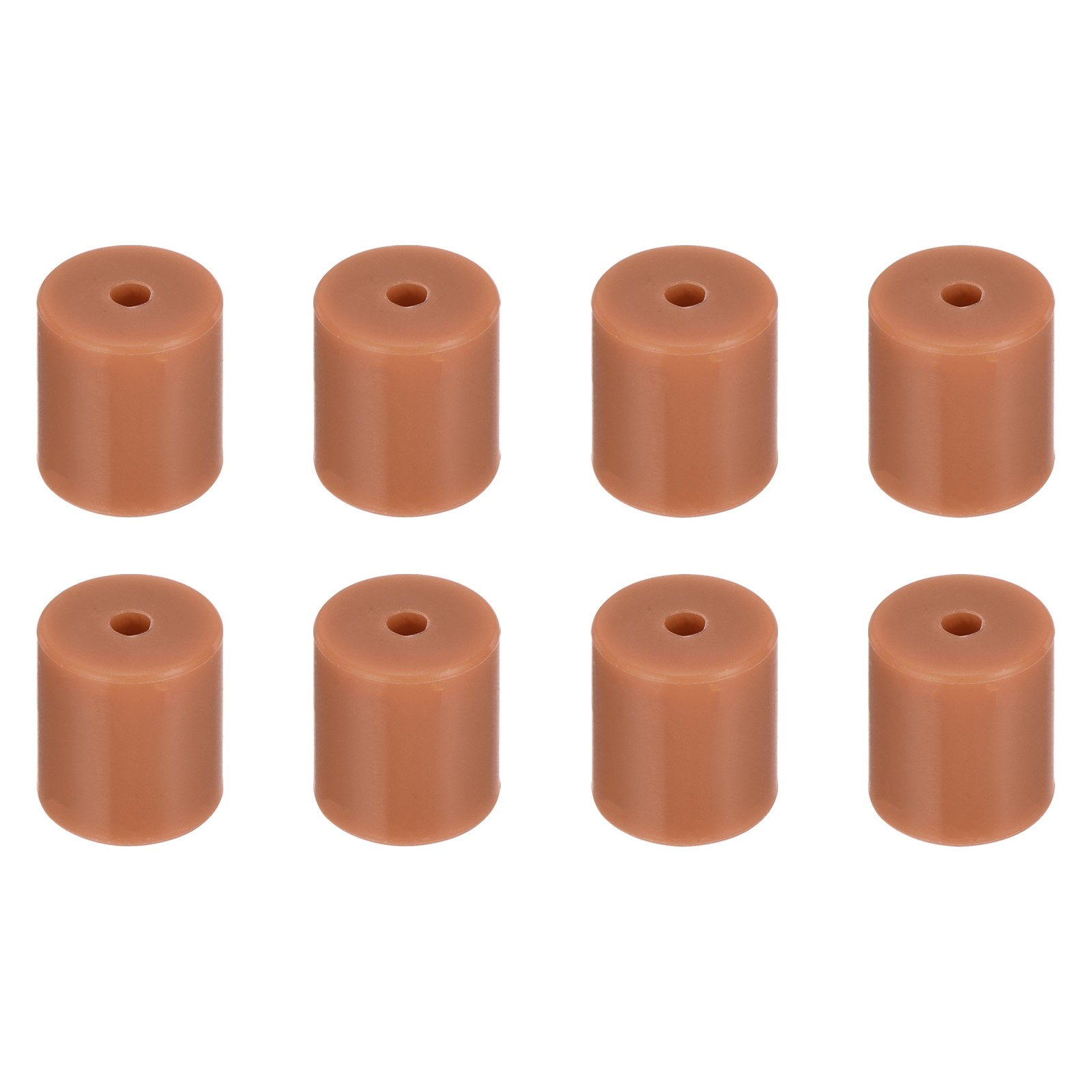 8Pcs Silicone Bed Mounts Leveling Column Silicone Buffer 18mm Brown
