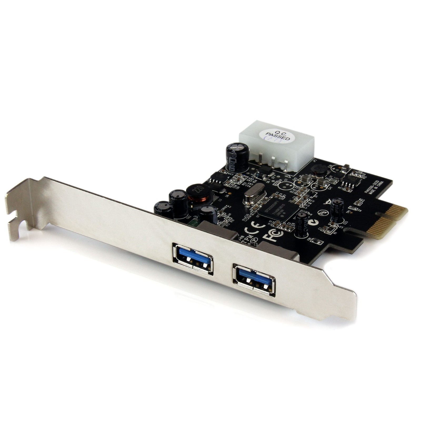 StarTech Dual-Port USB 3.0 PCIe x1 Adapter Card P/N: PEXUSB3S2