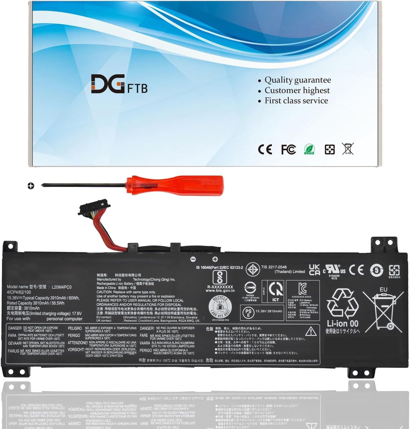 L20M4PC0 L20C4PC0 L20D4PC0 L20L4PC0 Laptop Battery for Lenovo Legion 5 Gaming