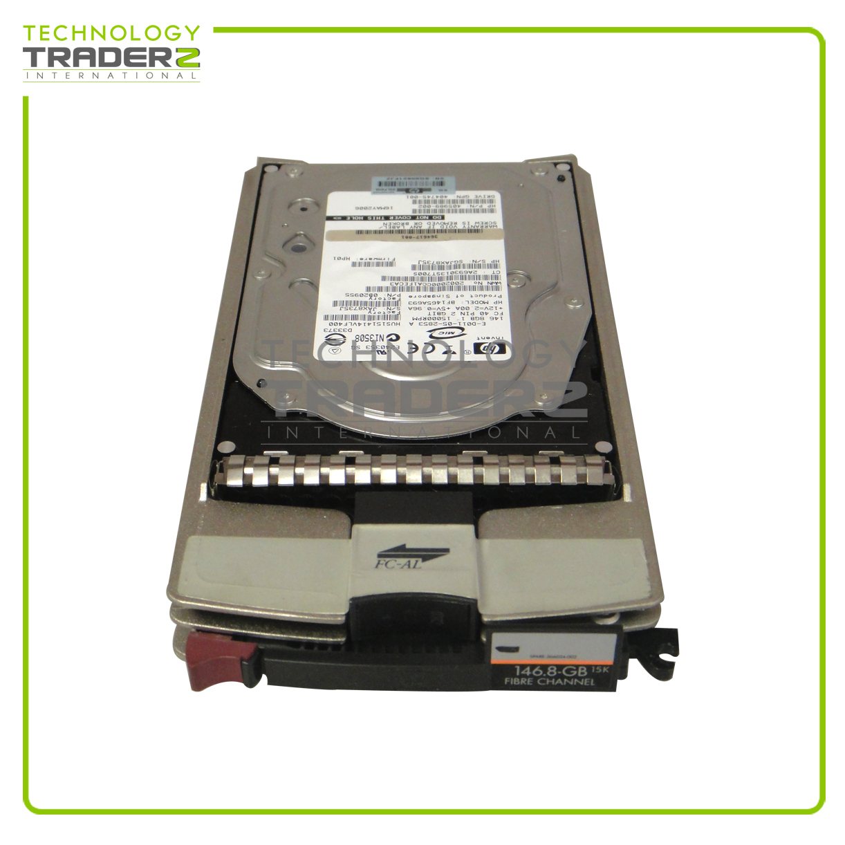 364621-B22 HP 146.8GB 15K FC 2Gbps DP 3.5" Hard Drive 405989-002 **Pulled**