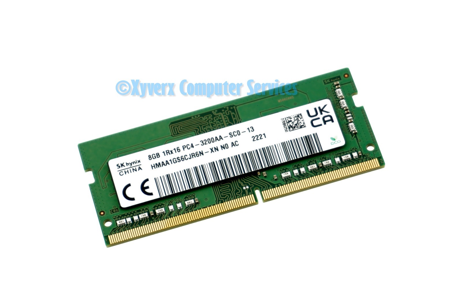 HMAA1GS6CJR6N-XN GENUINE HYNIX LAPTOP MEMORY 8GB 1RX16 PC4-3200AA-SC0 (CA62)
