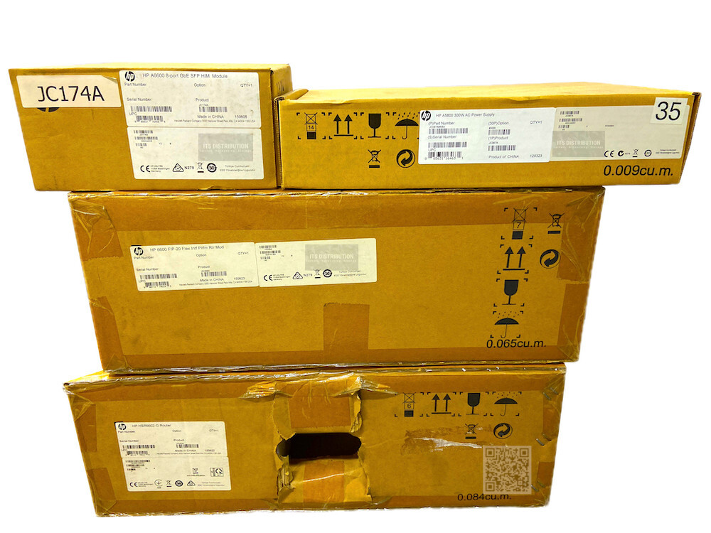 JG353A I HP HSR6602-G Router Bundle JC087A JG358A JC174A NEW CTO