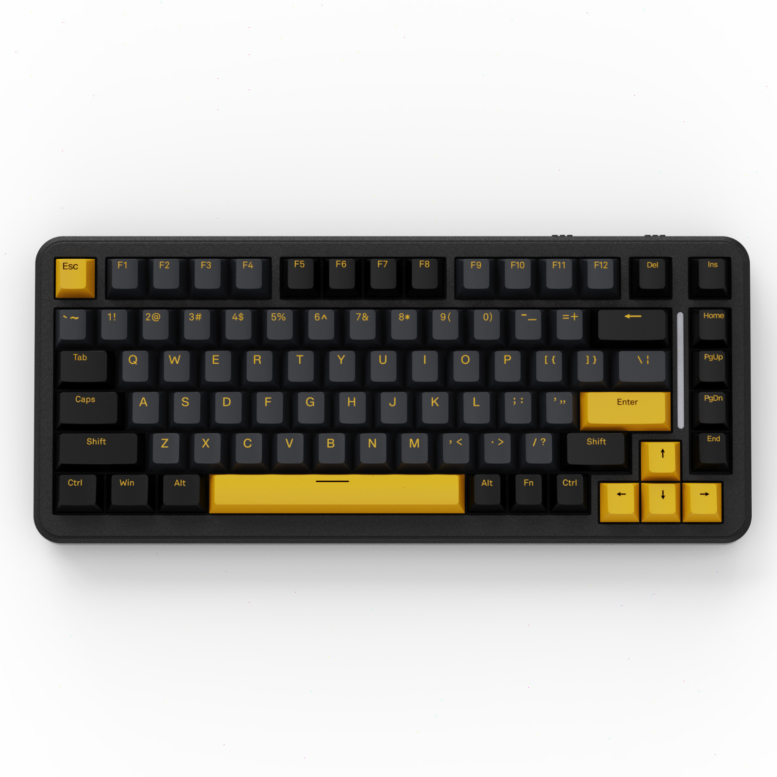 ATTACK SHARK M86 Tri-Mode Keyboard Blueberry Switch RGB Side-Print PBT Keycaps