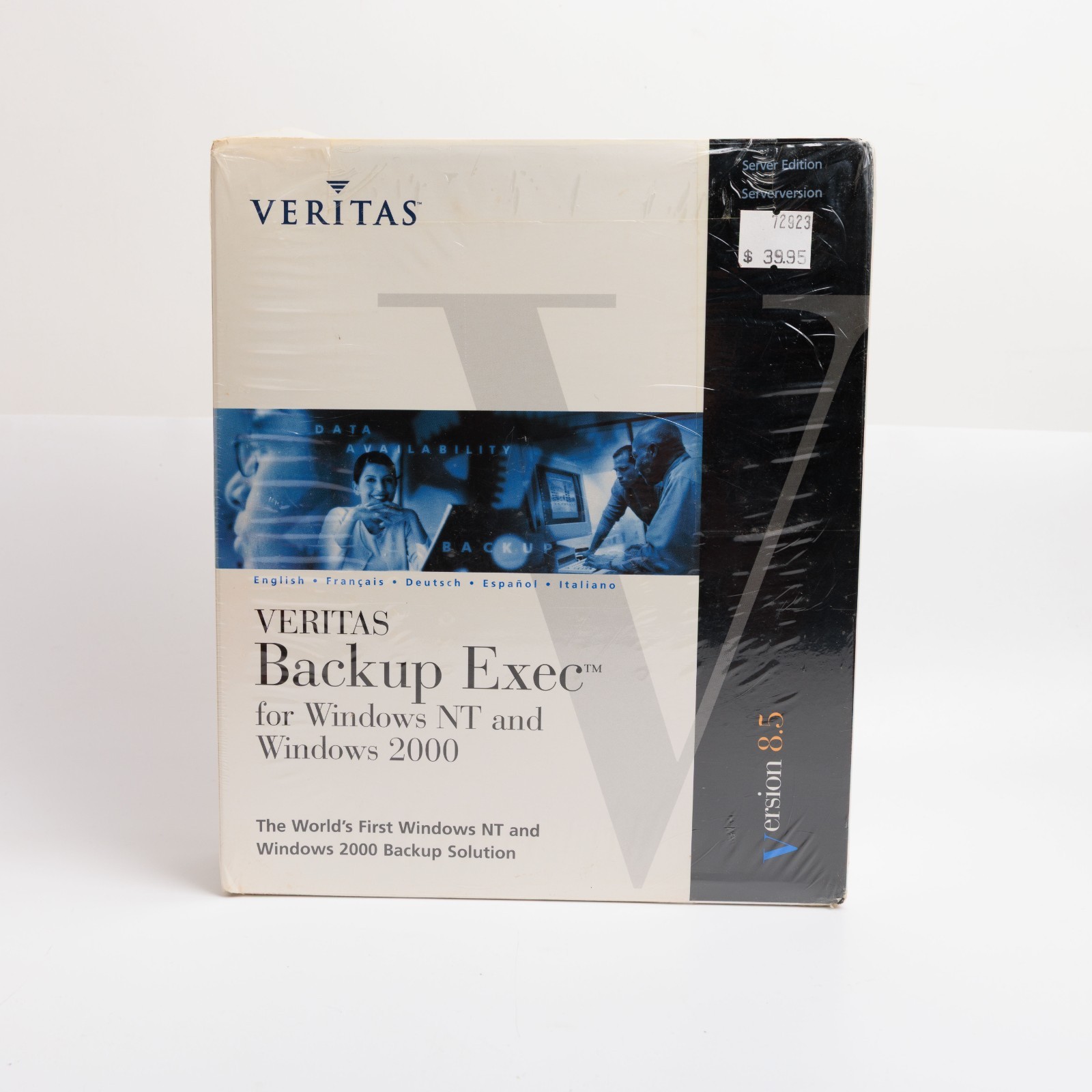 VERITAS Backup Exec for Windows NT and Windows 2000. Sealed