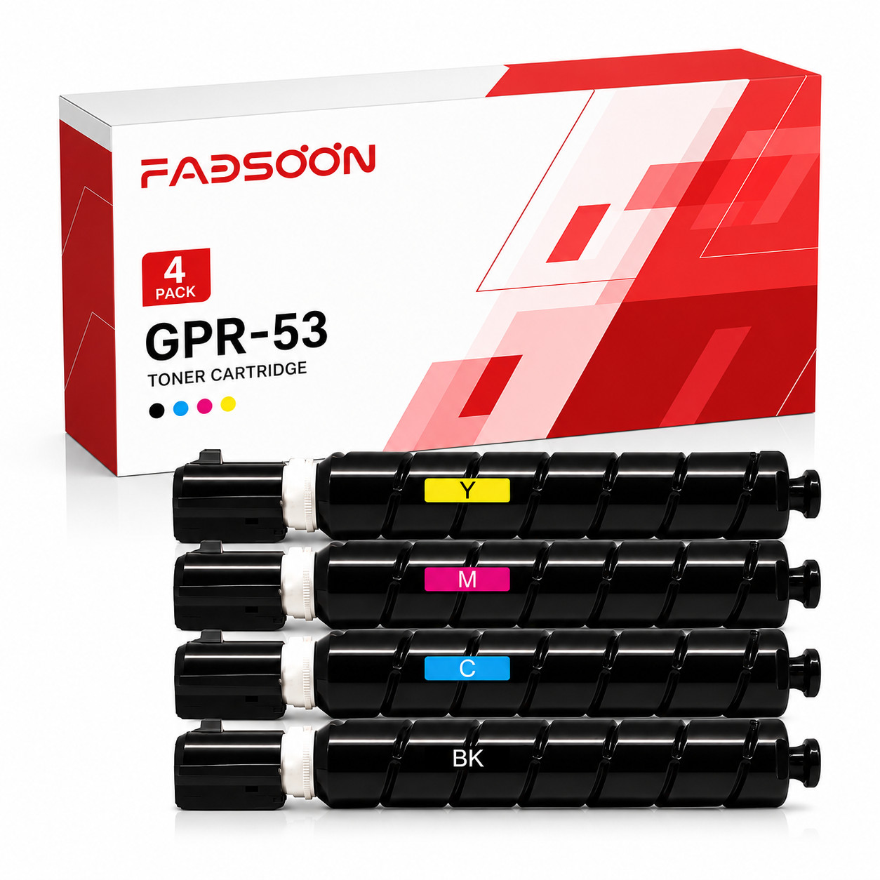 4PK GPR-53 High Yield Toner Cartridge Set for iR-ADV C3325 C3330 C3525 C3530