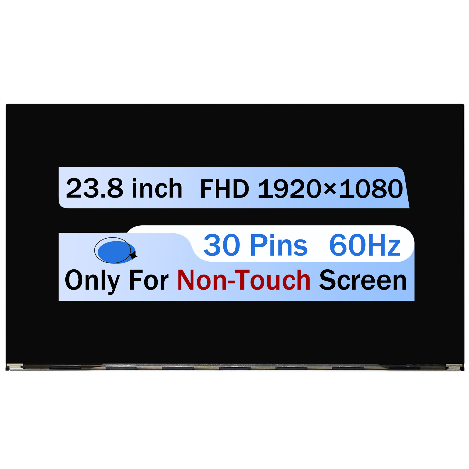 MV238FHM-N61 MV238FHM N61 23.8" FHD LCD Non-Touch Screen Replacement Display