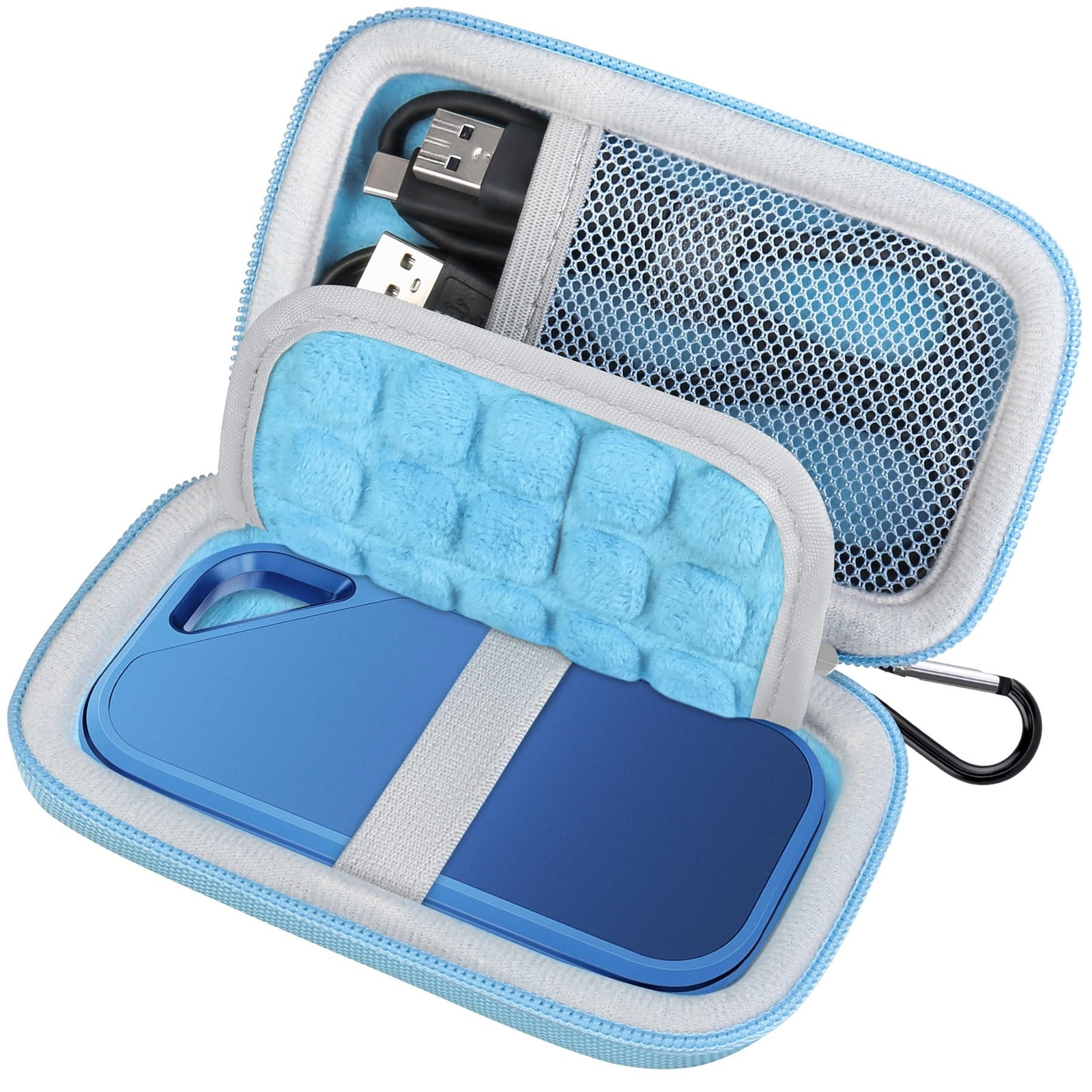 Lacdo Hard Carrying Case for SanDisk Creator Pro Portable SSD 1TB 2TB 4TB USB...