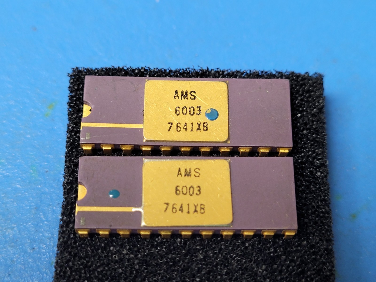 (1 PC) 6003 Rare Vintage IC Advanced Memory Systems 2048X1 Gold 1976 D/C