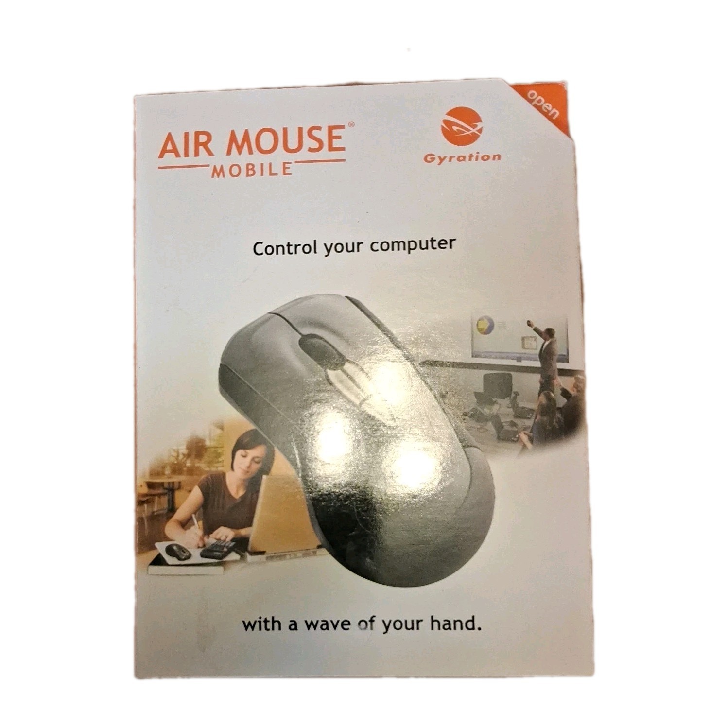 Gyration Air Mouse Model Wireless 100 Ft Range AS03507-002+ Missing Receiver