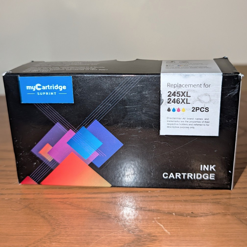 myCartridge Canon 245XL/246XL Replacement Ink Black Tri-Color 1 Cartridge Only