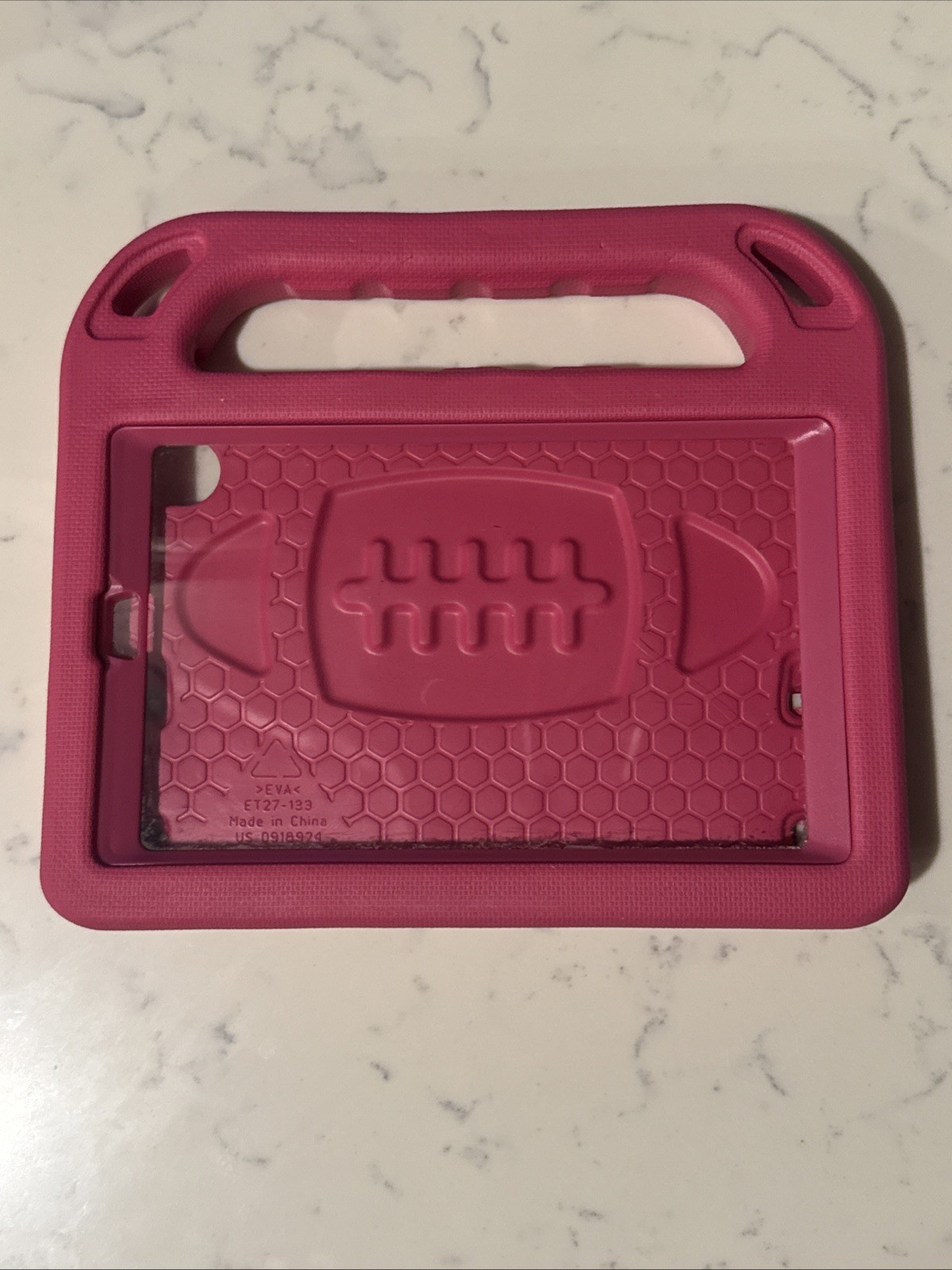 Pink Rugged Shockproof Tablet Case Silicone Gel Rubber Stand Handle