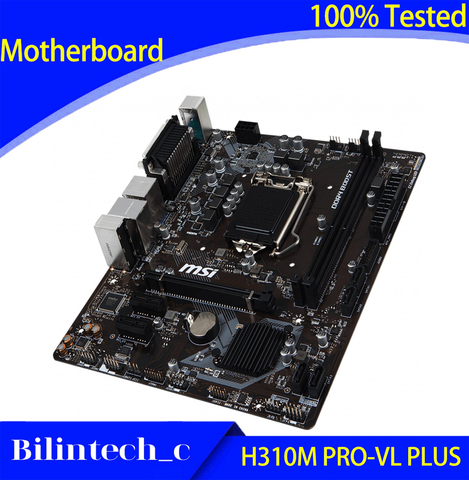 FOR MSI H310M PRO-VL PLUS Motherboard Supports 8/9 Generations 9100F 9400F