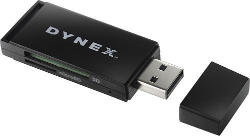 Dynex USB 2.0 2-in-1 Memory Card Reader DX-CR112