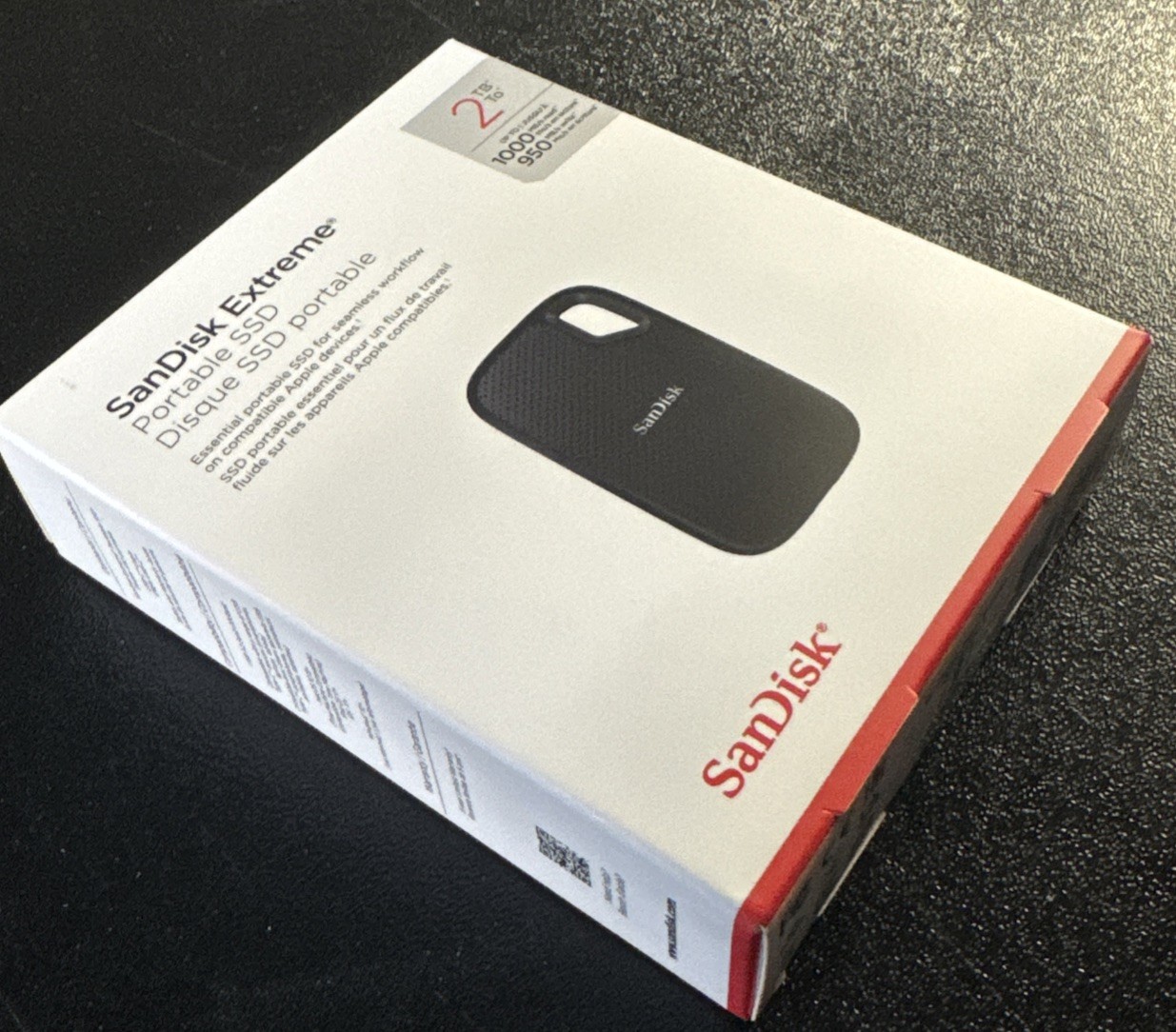SanDisk Extreme Portable SSD 2TB External Drive -USED✅‼️🎯