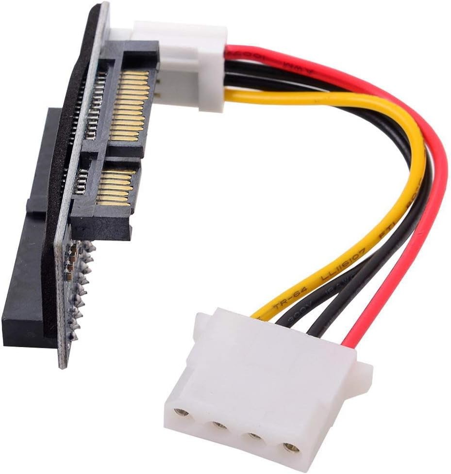 Cablecc IDE/PATA 40Pin Disk to SATA Female Blue 