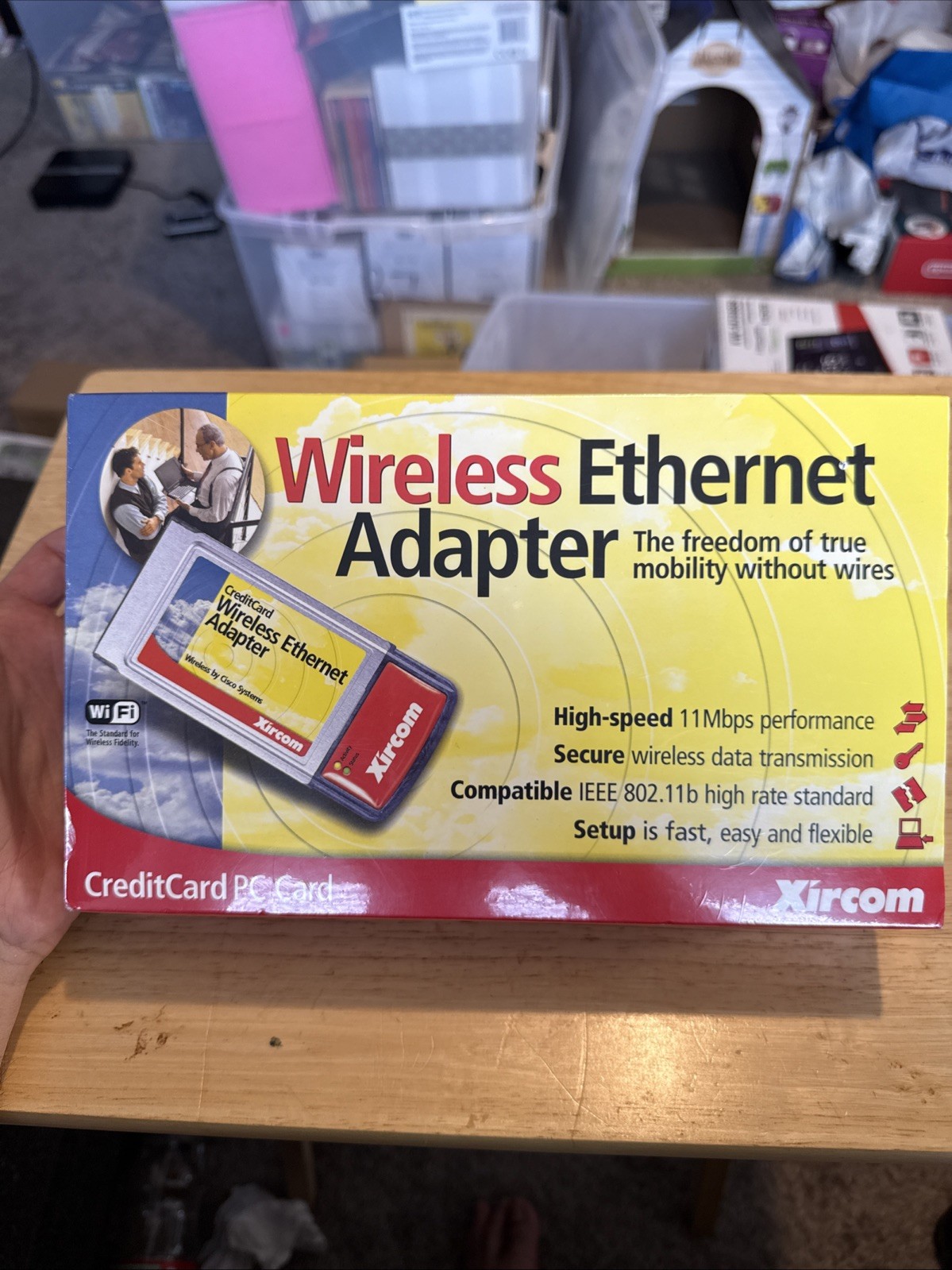 Xircom Credit Card Ethernet Adapter PC Card  Model CWE1120 NEW SEALED