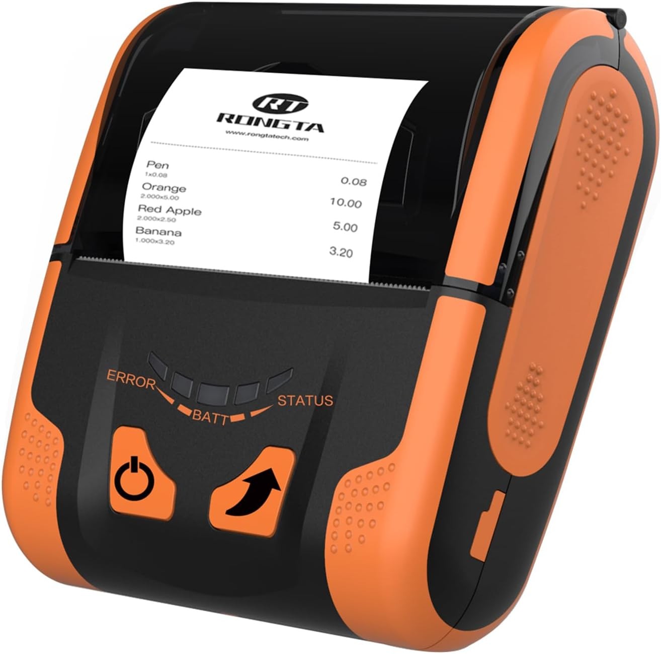 Portable 80mm POS Printer Mobile Thermal Receipts Printer USB&Bluetooth