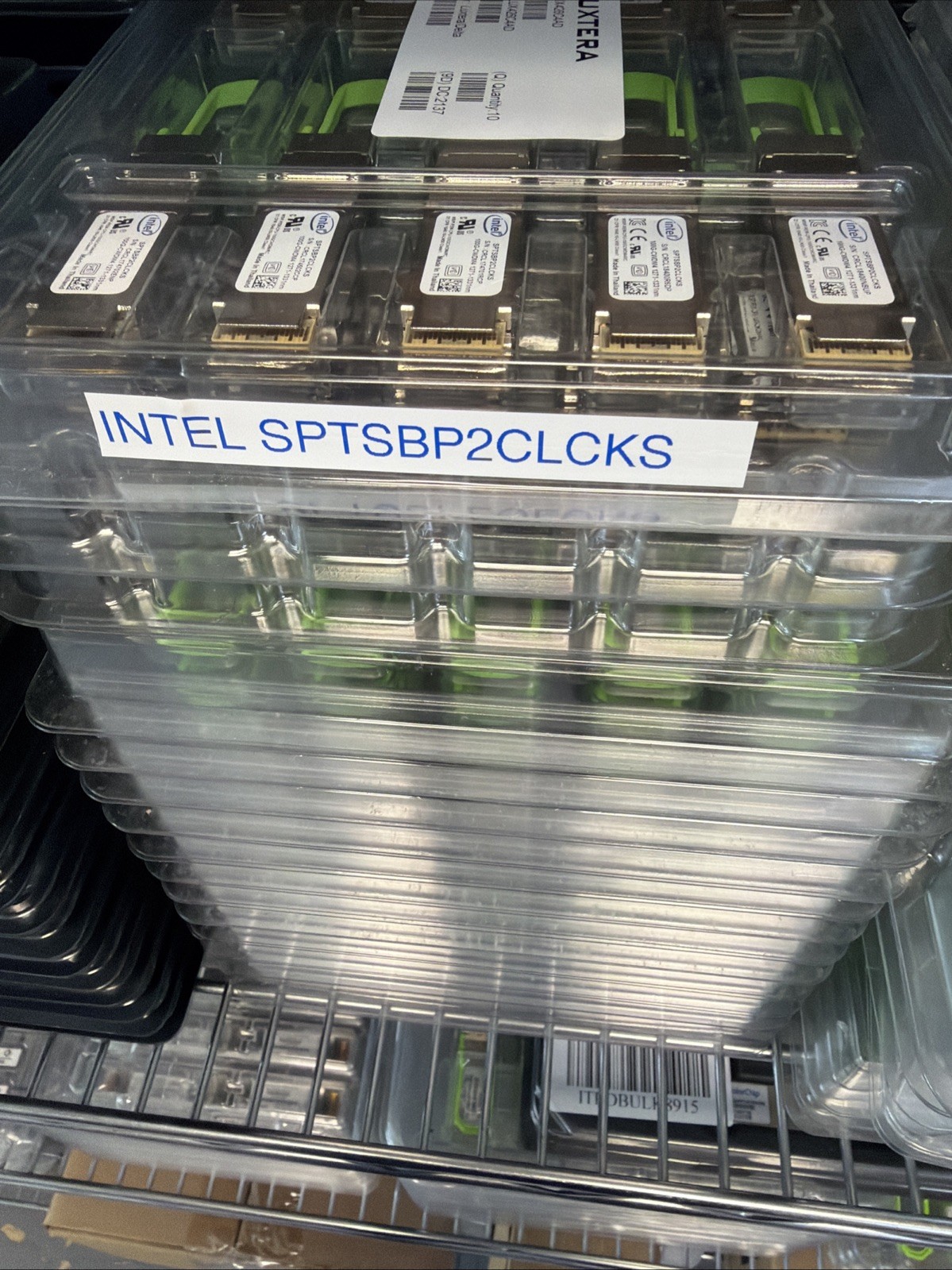 100 SPTSBP2CLCKS INTEL 100G-CWDM4 1271-1331NM OPTICAL TRANSCEIVER MODULE Qyt 100
