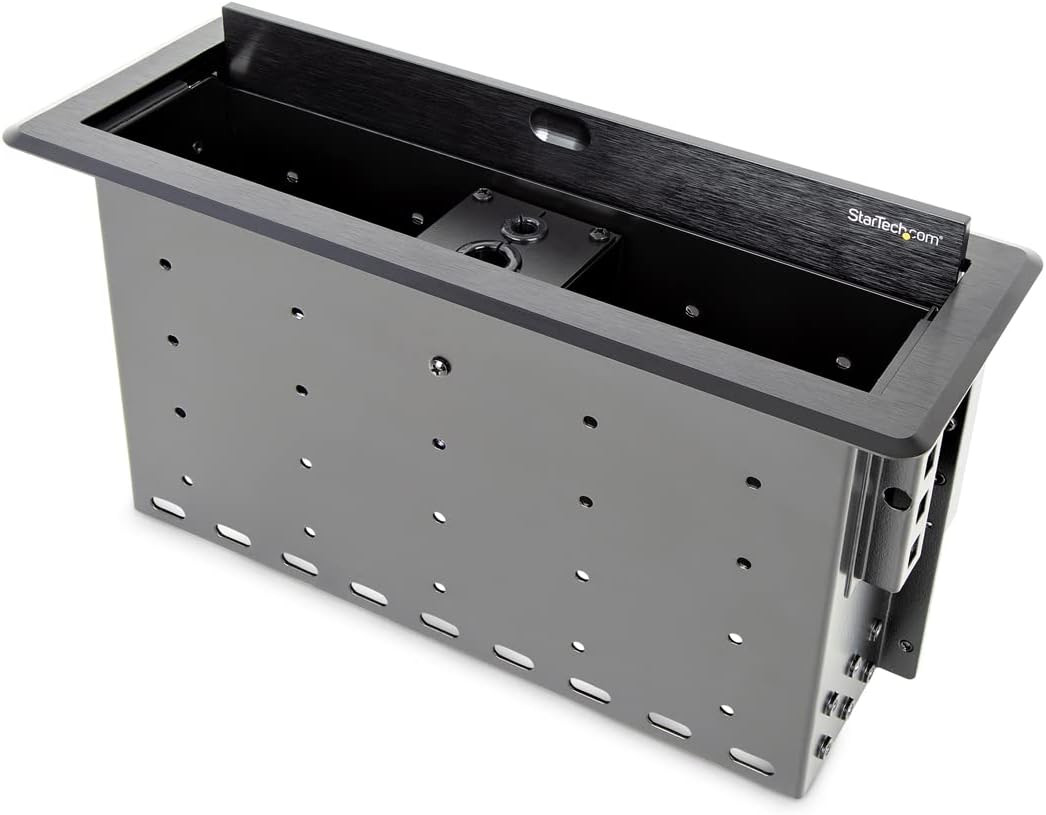 Dual-Module Conference Table Connectivity Box - for Adding Power/Charging/Av/Lap