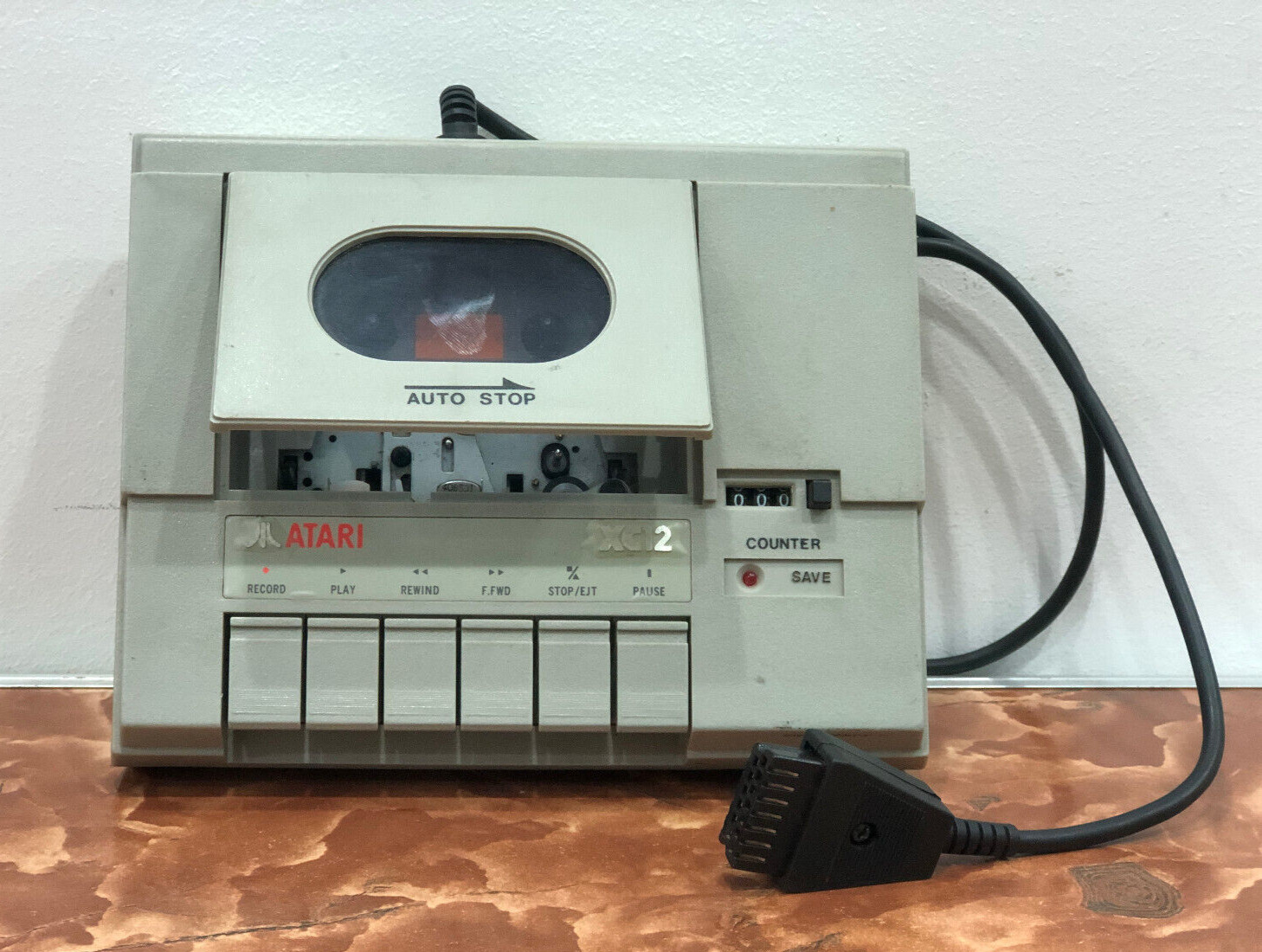 Atari Vintage Program Cassette Tape Player XC12 - For Repair