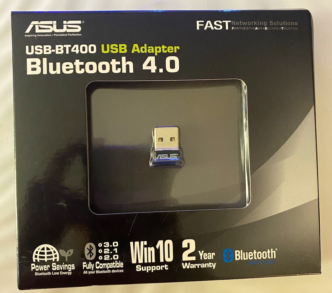 ASUS USB-BT400 Bluetooth v4.0 USB Adapter w/ BLE for PC, Black