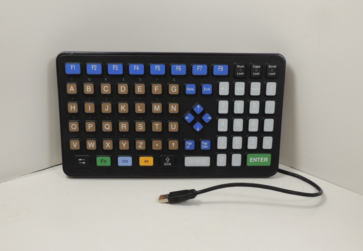 iKey DP-72-USB Industrial Rugged USB Keyboard Programmable Large Key POS Kiosk